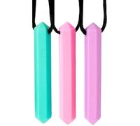 3 colliers tdah Objet concentration Materiel DYS | Collier à mâcher tdah Adulte | Autisme materiel enfant | Objet Anti stress