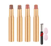 3-Color Gradient Eyeshadow Stick Set,Waterproof Long-Lasting Cream & Glitter Eyeshadow Sticks,For Day And Night,Portable Glitter Shadow,For Women (all, SIZE)