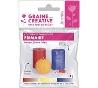 3 colorants solides pour bougies - Primaire Multicolore G