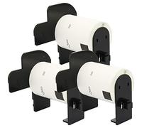 3 Compatibles Rouleaux DK11207 DK-11207 58mm x 58mm Étiquettes CD/DVD pour Brother P-Touch QL-500 QL-560 QL-570 QL-700 QL-800 QL-810W QL-820NWB QL-1050 QL-1100 QL-1110NWB (100 Étiquettes par Rouleau)