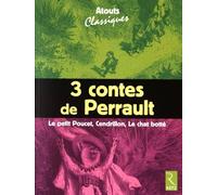 3 Contes De Perrault : Le Petit Poucet, Cendrillon, Le Chat Botté - Pack En 6 Volumes