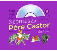3 contes du Père Castor dès 4 ans: Marlaguette - La Vache orange - Une histoire de singe (+ CD)