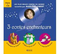 3 contes enchanteurs Le Rossignol de l'empereur, Ali Baba et les 40 voleurs, Alice au pays des merveilles - Marlène Jobert - Atlas - Coffret - Album jeunesse dès 3 ans