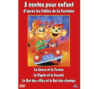 3 contes pour enfant d’après les Fables de La Fontaine : Le Lièvre et la Tortue - la Cigale et la Fourmi - Le Rat des Villes et le Rat des Champs