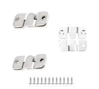 3 Coppie Staffa di Montaggio Nascosta Incastro per Cornice Immagine per Appendere Immagini,Cornice, Specchi, (small)