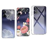 3 Coques imprimées pour Realme 10 4G- protection ecran ANTI CHOC Pack1