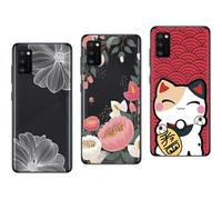 3 Coques imprimées pour Samsung Galaxy A41- protection ecran ANTI CHOC Pack1