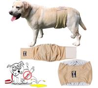 3 Couches Lavables de Chien Mâle Culotte Hygiéniques Anti-Pipi souffrant d’incontinence Protection prévenir harcèlement S:26-34cm