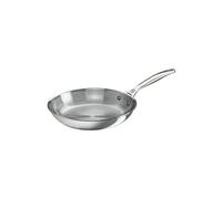 Le Creuset Poêle à Frire Peu Profonde en Inox, 26 cm, Sans revêtement, 96600226000100, Silver