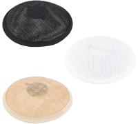 3 Couleurs Base De Chapeau Ronde Avec Clip 130mm De Diamètre Polyester Sinamay Cercle Base De Chapeau Base Chapellerie Femmes Chapeau Fabrication Fourniture De Matériel Pour Chapeau Diy