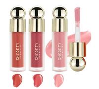 3 Couleurs Blush Contouring Stick, Highlighter Stick Contouring Creme Fard à Joue, Liquide Contouring Visage Maquillage Multifonctionnel Blush Stick Pour Yeux,Visage,Corps, Lèvres