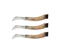 3 couteaux à champignon Opinel 8 cm Beige