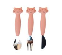 3 couverts en silicone - mrs. Cat
