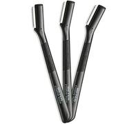 3 Cuchillas Depiladoras Para Cejas Y Rostro, Acero Inoxidable, Maquinilla Reutilizable Para Afeitar Cejas, Rasuradora De Pelo Facial