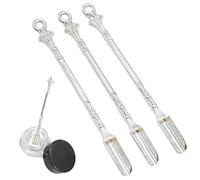 3 cuillères à Priser - Mini pendentifs en Forme de Pelle à Poudre pour Les Bouteilles de Priser, Les Accessoires pour Fumeurs et la Cuisine, 80 mm