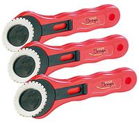 3 cutters rotatifs pour pré-découper le papier [Your Design]