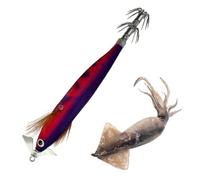 3 D Fishing Tackle Gear with Hooks - 4.72 inch Squid Hook for Lakes Rivers | Squid Jig - Squid Lure Glow Artificial, 12cm Large Bait for Deep Water,