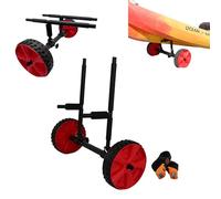 3-dans-1 Chariot de Surf, SUP Chariot de Transport pour Sit-on-Top Kayak, Canoe | Convient pour Les Types de kayaks et canoës avec Trous de Prise