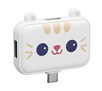 3 dans la Station d'amarrage du Moyeu de Type C USB C à USB3 0 Un Transfert de Données à Haute Vitesse Portable Haute Vitesse Compacte pour Le Téléphone Portable (White)