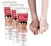 3 Days Kojic Acid Whitening Moisturizing Cream - Skin Lightening Cream for Dark Skin,Dark Spot Corrector Cream,Skin Bleaching Cream for Body,Underarms, Armpit, Knees (3Pcs)
