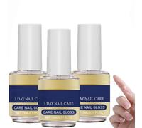 3 Days Nail Care, Nail Care Oil with Keratin Amino Acid Formula, Durcisseur Ongles Extra Fort,Renforceur D'ongles, Fortifiant Anti-Stries Pour Les Ongles Avec Base Lissante Transparente (3PC)