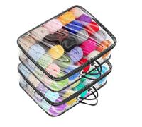 3 de Rangement en Transparent en D'Organisation de Rangement en D'Organisateur de Rangement pour Tricot à Tricot à Tricots Crochets à Crochets