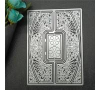 【3 € de réduction dès 10 €】Coffret de dies de découpe en métal à motif de fleurs, pour cartes, encres sur papier, découpes pour scrapbooking, tampons pour machine à stencils