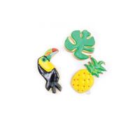 3 Découpoirs en inox dorés - Toucan Scrapcooking