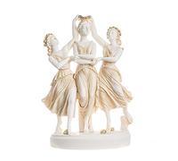 3 Déesses Graces de Sandro Botticelli - Statue Primavera - Doré - 25 cm