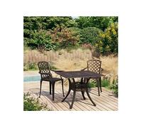 3-delige Bistroset gietaluminium bronskleurig3070586