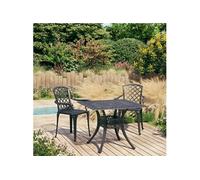 3-delige Bistroset gietaluminium zwart3070587