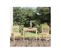 vidaXL 3-delige Bistroset massief grenenhout3154671 Bois G