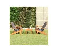 3-delige Loungeset Adirondack massief acaciahout3152135
