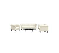 vidaXL Ensemble de Canapés 3 pcs, Chaise de canapé avec Accoudoirs et Dossier, Meuble de Salon Salle de Séjour, Moderne, 3209216