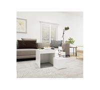 Tables Gigognes 3 pcs Noir Aggloméré Tables d'Appoint Tables Basses vidaXL