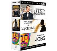 3 Destins Hors du Commun : Le Majordome, Le Loup de Wall Street, Jobs – DVD – Pack