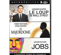 3 Destins Hors Du Commun : Le Majordome + Le Loup De Wall Street + Jobs - Pack