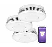 3 détecteurs de fumée connectés RWM-220.app avec pile longue durée VisorTech