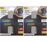 3 disques ponçeuse excentrique 125mm Maille Céramic Grain fin 240 (Lot de 2)