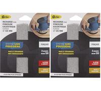 3 disques ponçeuse - Maille Céramic 125mm Grain moyen 120 (Lot de 2)