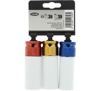 3 Douilles à choc 1/2"" - PRECISION STEEL - 17-19-21 mm