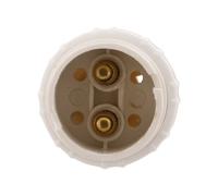 3 douilles B22 en nylon avec 1 bague