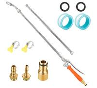 3. Douilles de tuyau extensibles résistantes à la corrosion Réglage de la longueur de verrouillage et antidérapant pour l'irrigation/l'entretien Durabilité du nettoyage du toit Barre d'eau