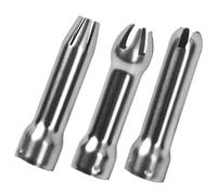 3 Douilles Siphon Chantilly Aluminium Professionnel, Avec Douilles en Acier Inoxydable, Syphon pour Pâtisserie Crème, Cuisine Chantilly pour Gâteaux d'Anniversaire