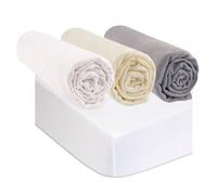Kit Pratique De Linge De Lit Bebe : 3 Draps Housse 40x90 Multicouleur + 2 Aleses, Proteges Matelas 40x90 Berceau Bebe 100% Coton Bio Multicolore
