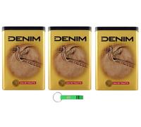 3 eaux de toilette Beni Culinari Gold, parfaites pour garder la peau fraîche, boîte en métal de 100 ml + porte-clés Beni Culinari