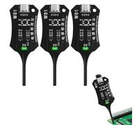 3× Electronic Motherboard Coil Tester,Testeur De Bobine De Carte Mère, Electronic Diagnostic Device,Portable Circuit Fault Locator, Quick Fault Check Instrument For Mobile Phone Repair Professionals