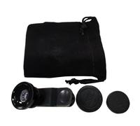 3 en 1 Clip sur Smartphone Fisheye Objectif Téléphone Caméra pour la plupart des téléphones Grands angles Fish Eye Lentille en verre optique