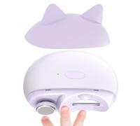 3 en 1 Coupe Ongle Electrique - Coupe-ongles Automatique Rechargeable Avec Polisseuse Et Collecteur De Poussière, Coupe-on-gles Électrique Avec Lumière LED, 2 Vitesses