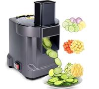 3 En 1 Coupeur De Légumes Électrique, Coupe-Légumes Multifonction Pour Couper En Dés, Déchiqueter, Trancher Et Émincer, Facile À Nettoyer, Lame Remplaçable (A)